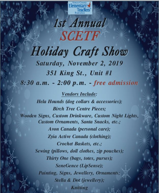 1st Annual Holiday Craft Show and Sale | 101.1 Big FM