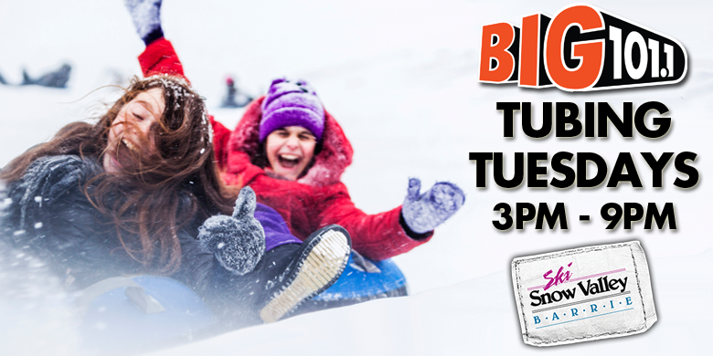 BIG 101’s Tubing Tuesdays @ Snow Valley